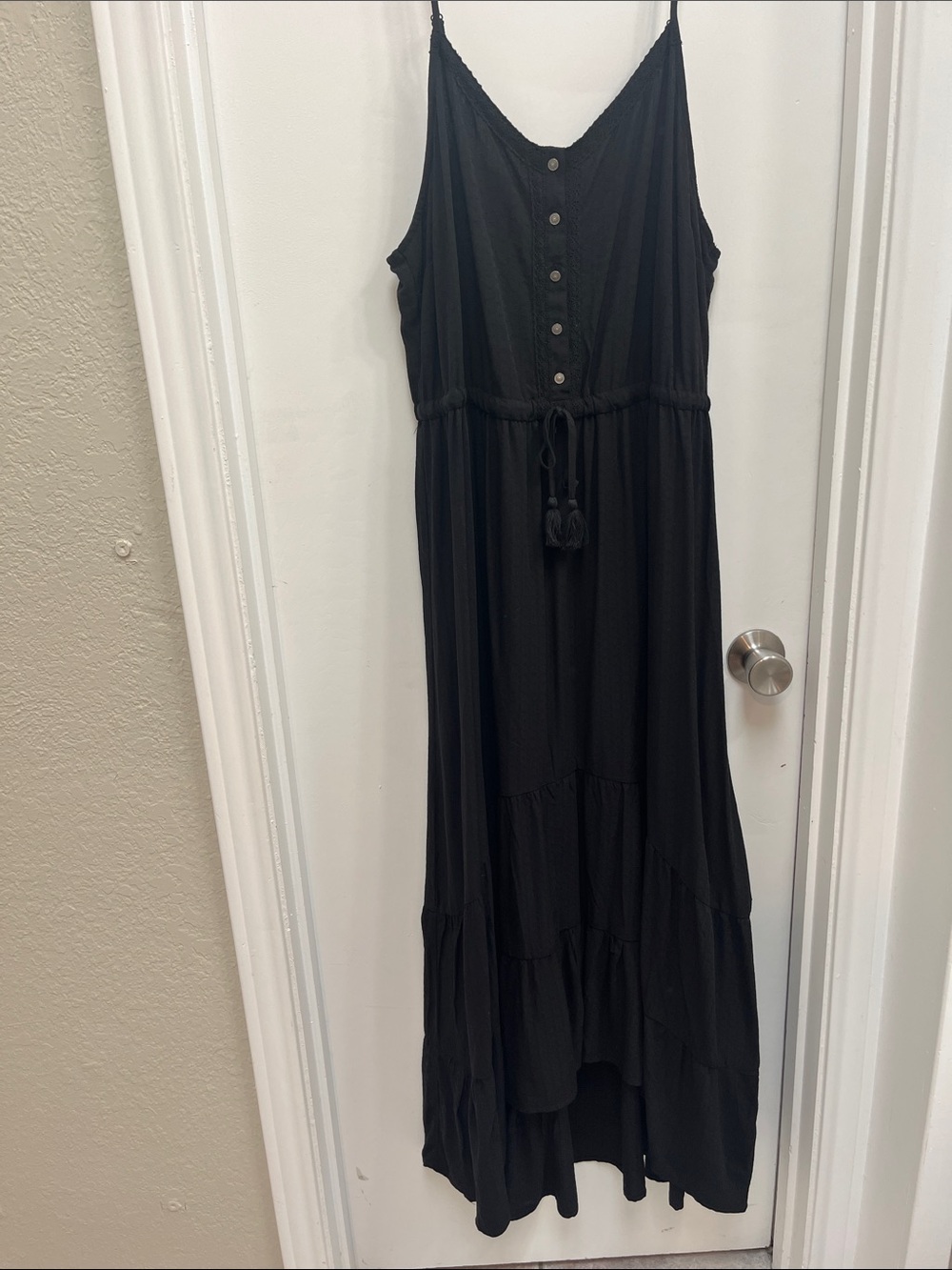 NWT IDYLLWIND WOMEN'S DEADERICK LACE TRIM SLEEVELESS MIDI DRESS, Size XL